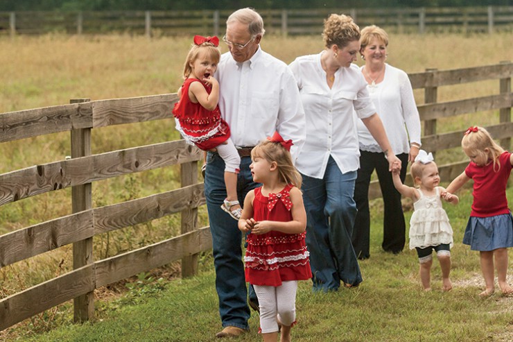 Mississippi farm family