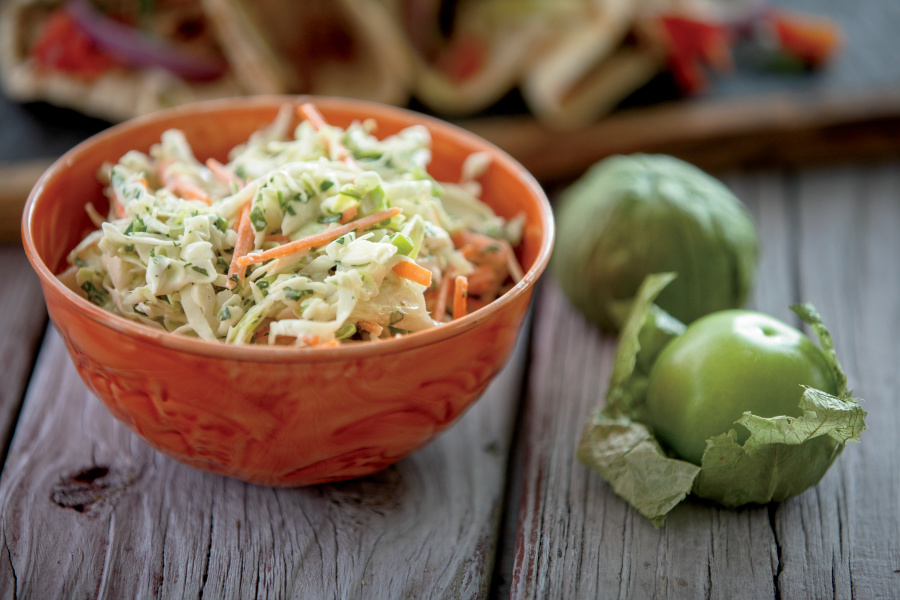 Creamy Cilantro Slaw; cookout side dishes