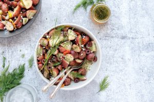Red Potato Salad with Dill and Chive Vinaigrette