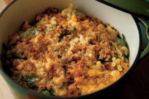 Macaroni and Cheese with Spinach and Sundried Tomatoes