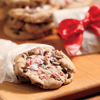 Peppermint Crush Chocolate Chip Cookies