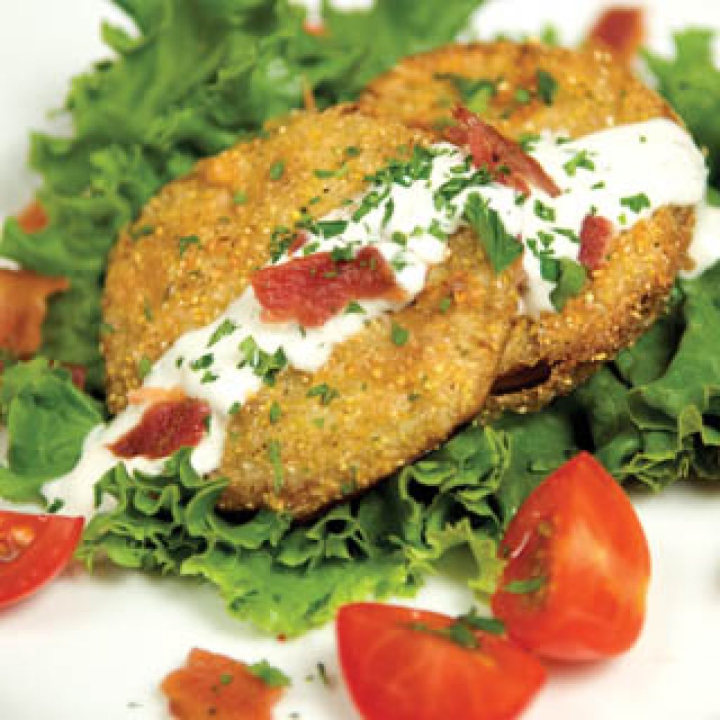 Fried Green Tomatoes (Cornmeal) Farm Flavor Recipe