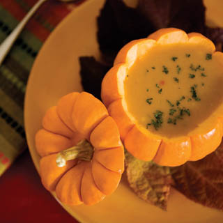 Pumpkin Soup with Citrus and Ginger recipe