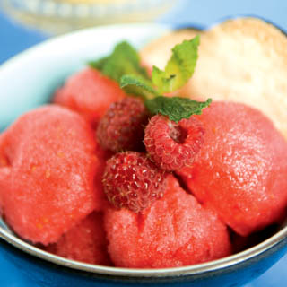 Watermelon & Raspberry Sorbet recipe