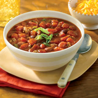 Hearty Red Gold Chili recipe, courtesy of Red Gold Tomatoes