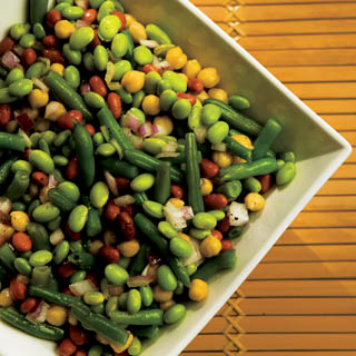 Asian Sweet & Sour Bean Salad recipe