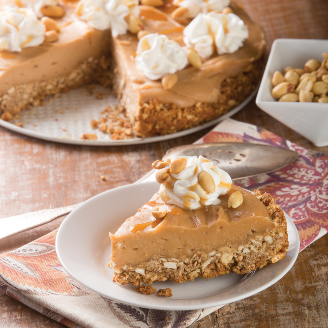 Peanut Butter and Salted Caramel Pie