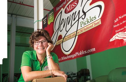 Jenny Fulton is the founder of Kernersville-based Miss Jenny’s Pickles. Fulton and her business partner, Ashlee Furr ship their product across the country and the globe.