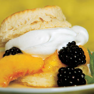 Peach-Blackberry Shortcakes recipe