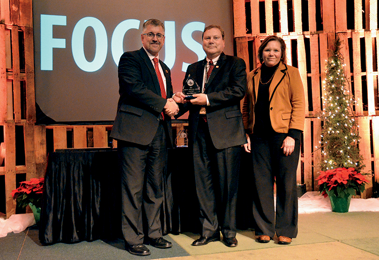 David Blakemore received his award during the 45th Governor’s Conference on Agriculture.
