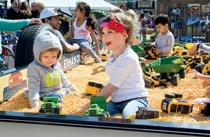 FarmScape, a free event held in September at St. Louis Ballpark Village, teaches about farming and where food comes from.