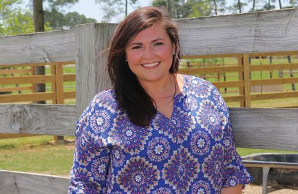 Kendall Singleton, an ABAC graduate, was drawn to the institution because of its high-quality ag programs