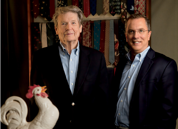 Abit Massey and Mike Giles of Georgia Poultry Federation