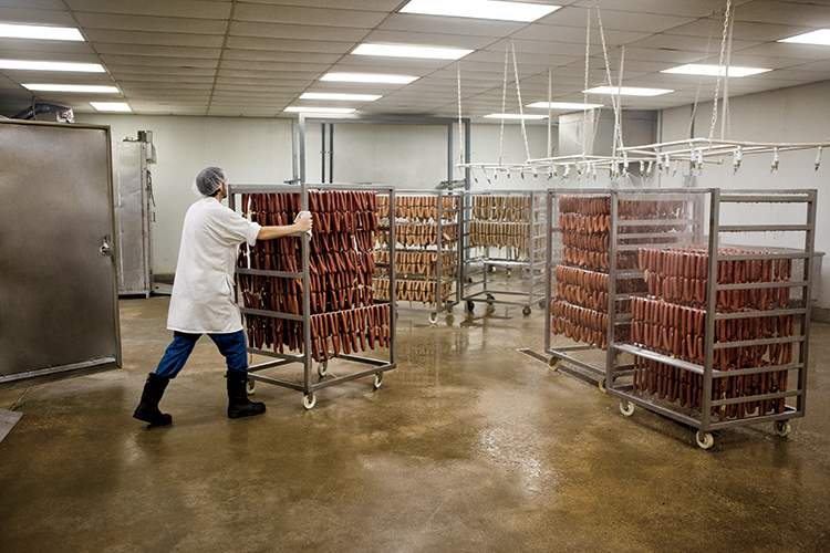 Hot links are the main, and most popular, product made by Mountain View Meat Co. in Stilwell. The business is owned by the Phelps family, who carry on the legacy of founder Cliff Phelps.