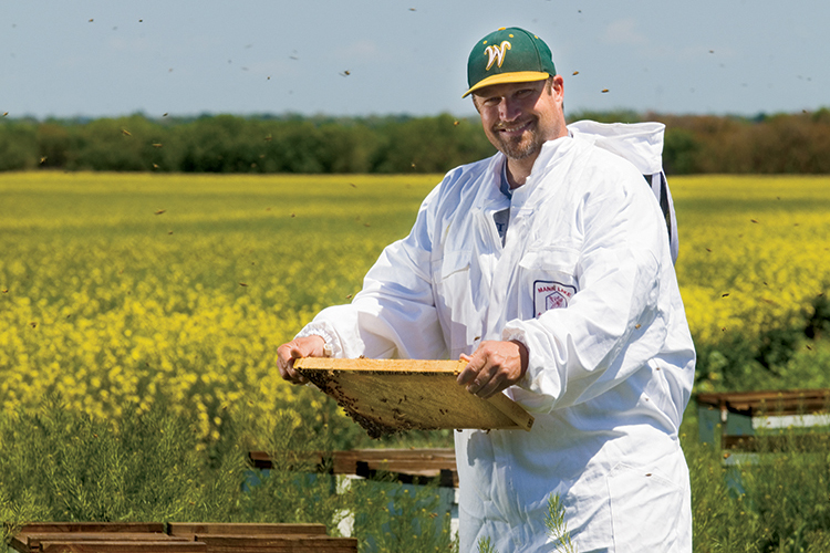 Kevin Andrews of Andrews Honey Bees