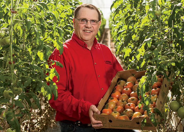 Marv Fritz, Garden Fresh Vegetables, Nebraska 