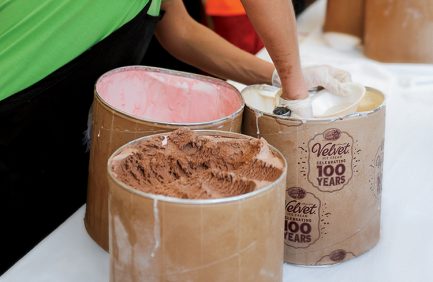 Ohio State Fair Velvet Ice Cream celebration