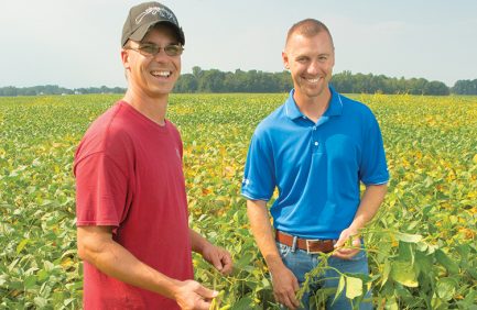Ohio farmer soybeans
