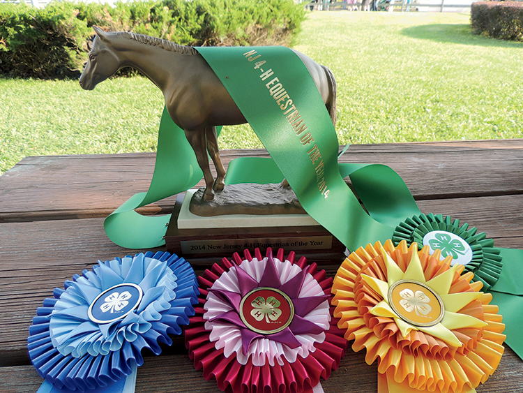 New Jersey 4-H Equestrian of the Year award