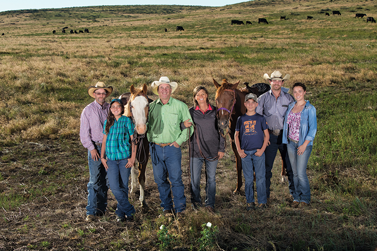 Stacked Lazy 3 Ranch, located in Deer Trail, is a diversified enterprise with a commercial cow-calf herd as well as dryland crops. The Turecek family has worked diligently to convert hundreds of acres of marginal farm ground back to native grass pasture.