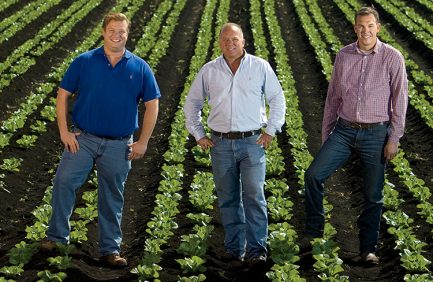 Stephen, Toby and Ethan Basore operate TKM Bengard Farms along with other members of their family.