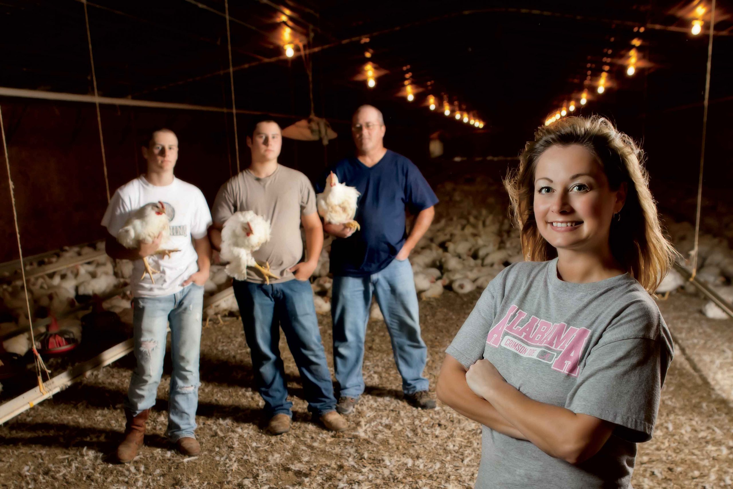 Poultry is one of Alabama's top agriculture commodities. 