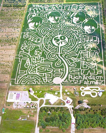 Beatles Corn Maze