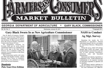 Georgia Farmers and Consumers Market Bulletin