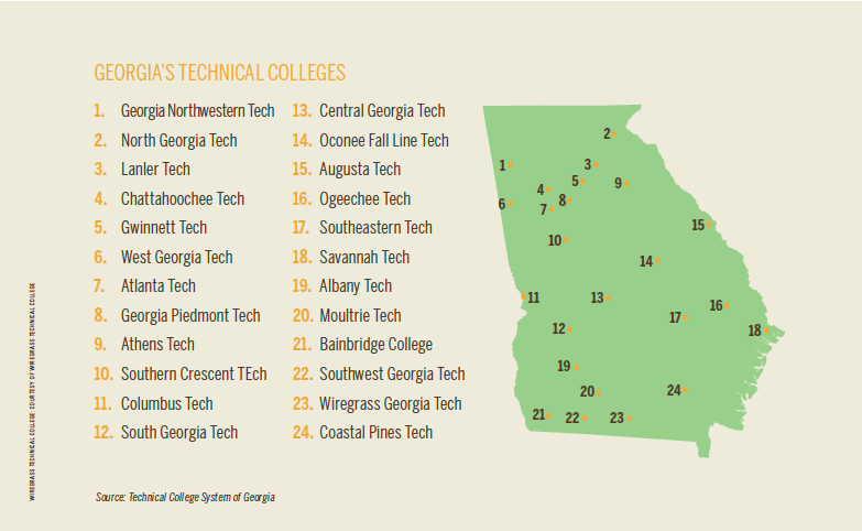 Georgia's Technical Colleges [INFOGRAPHIC]