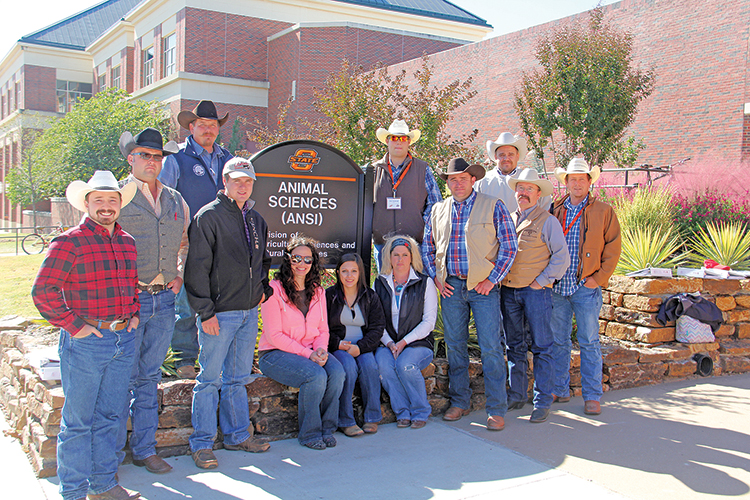 Participants travel to Oklahoma State University for one session in the Young Cattlemen’s Leadership Class, to learn butchering and about the retail cuts of meat.