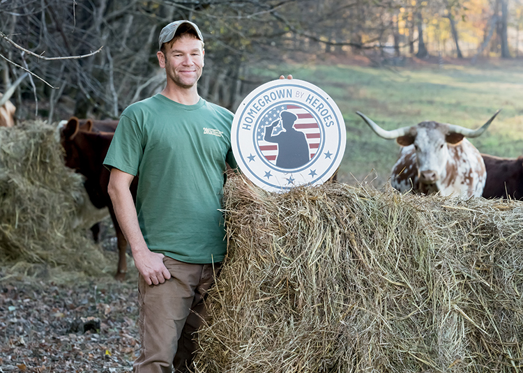 Charley Jordan, veteran farmer and owner of Circle J Ranch in Woodlawn, Tennessee