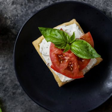 Puff Pastry Tart with Goat Cheese and Tomato