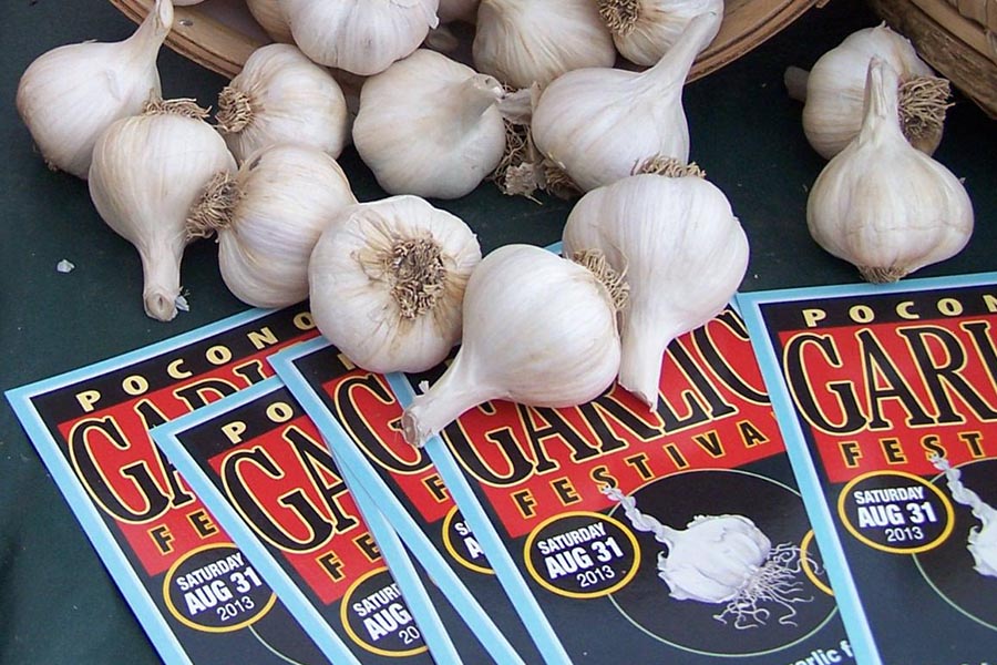 Pocono Garlic Festival; Pennsylvania food festivals