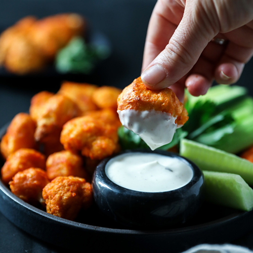 Buffalo Cauliflower Poppers Recipe - Farm Flavor Recipe