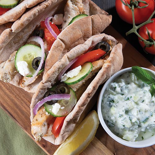 Chicken Gyros and Pita (with Tzatziki Sauce) - Cooking Classy