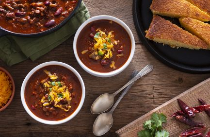 Chili con carne; foods from Texas