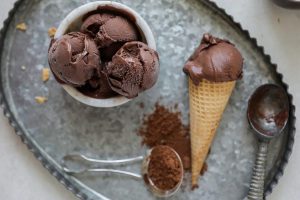 Chocolate Avocado Ice Cream; Frozen dessert recipes