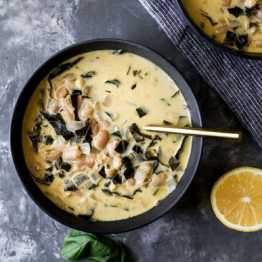 Creamy White Bean Collard Soup