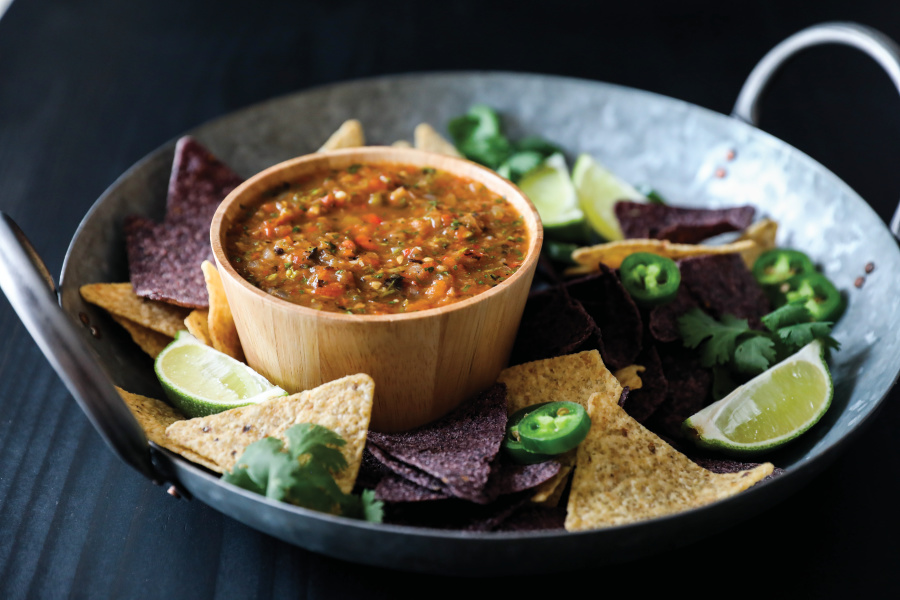 Roasted Red Pepper Salsa; foods to make from scratch