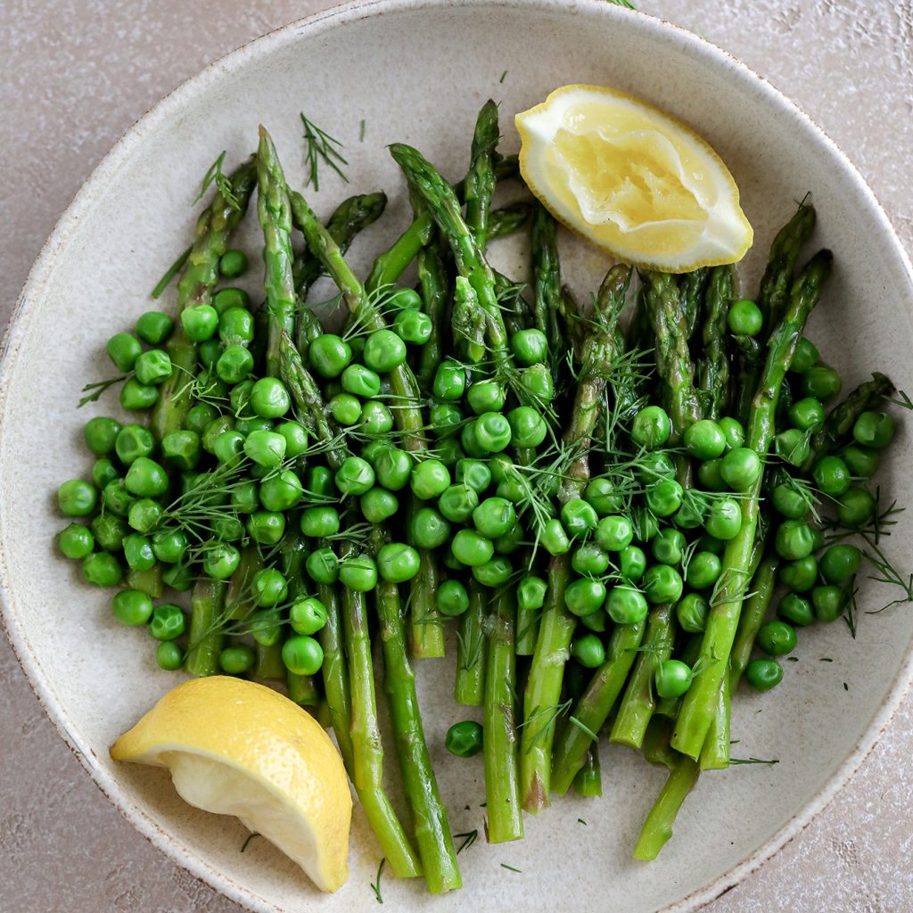 Lemony Asparagus and Pea Salad with Fresh Dill Farm Flavor Recipe