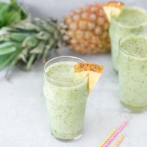Tropical Green Fruit Smoothie