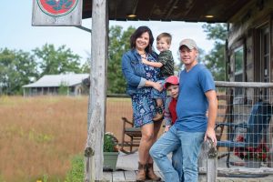 Erin and T.J. Turner run The Farm at Spring Creek, where they raise their sons, Alister and Ian.