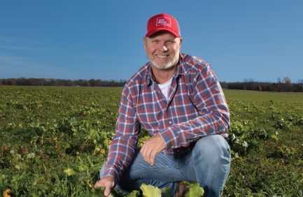 Tennessee farmer Brad Cochran plants cover crops