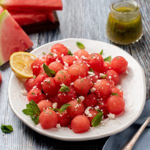 Watermelon and Feta Salad with Mint
