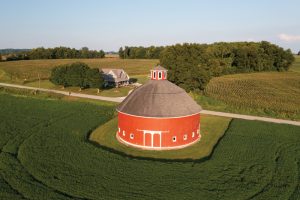 The Stuckwish Round Barn near Vallonia; Indiana agritourism spots
