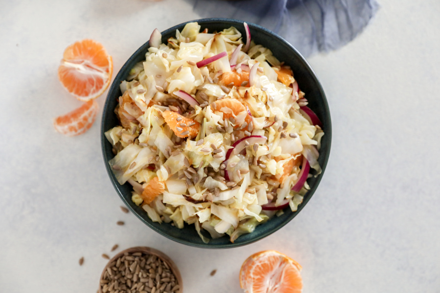 Tangy Grilled Coleslaw