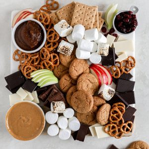 Fall-Inspired S'mores Board