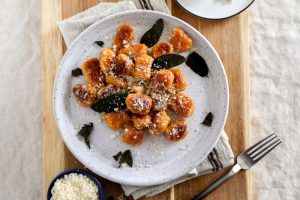 Sweet Potato Gnocchi with Browned Butter and Crispy Sage