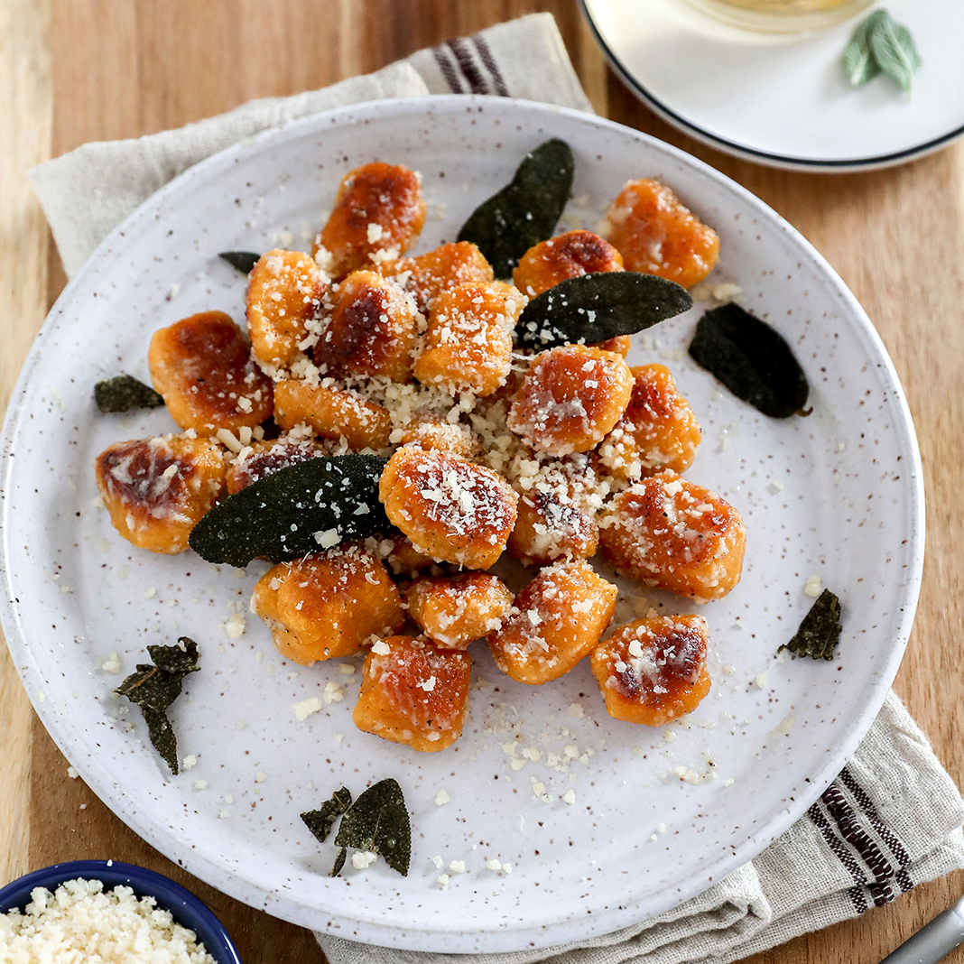 Sweet Potato Gnocchi With Brown Butter And Crispy Sage Recipe Farm Flavor Recipe 6990