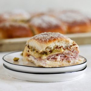 Ham and Cheese Sliders with Spicy Mustard